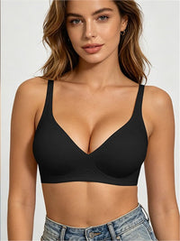 Deep V Wireless Bra